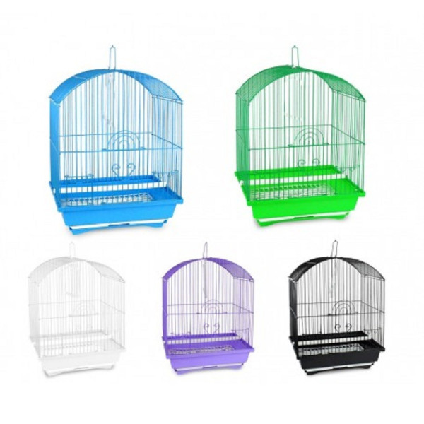 GABBIA UCCELLI DI PICCOLE DIMENSIONI KITTY 49.5X34X27.5CM 2 MANGIATOIE