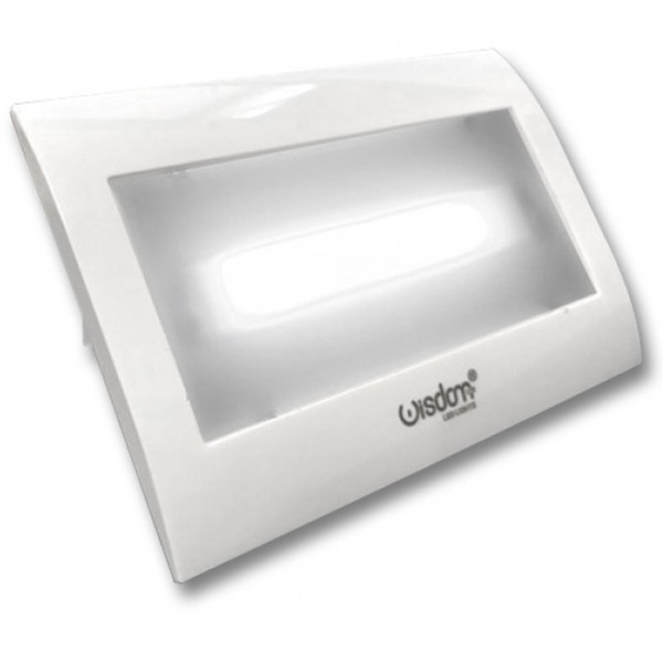 LAMPADA DI EMERGENZA SEGNAPASSI A LED 2,5W DA INCASSO PER CASSETTA SCATOLA 503