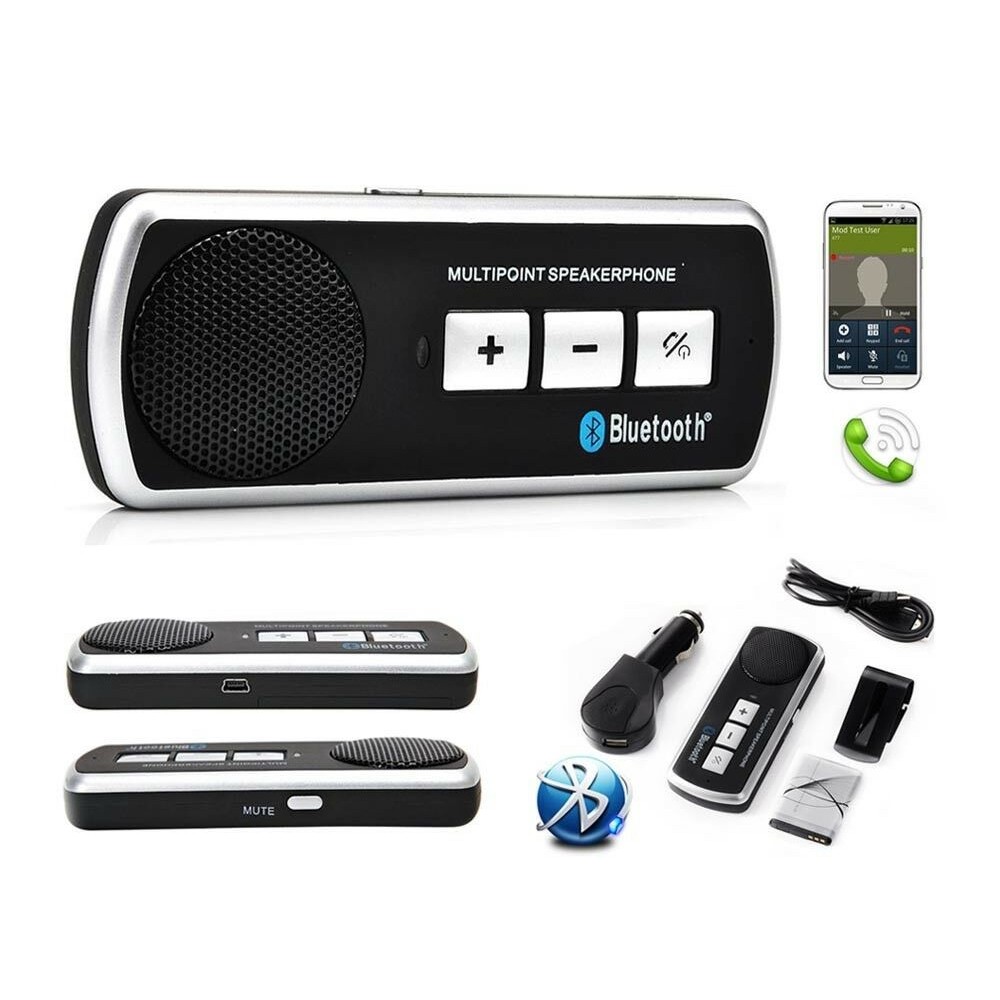 Kit per Auto Vivavoce Bluetooth v4.0 Speaker E Microfono x
