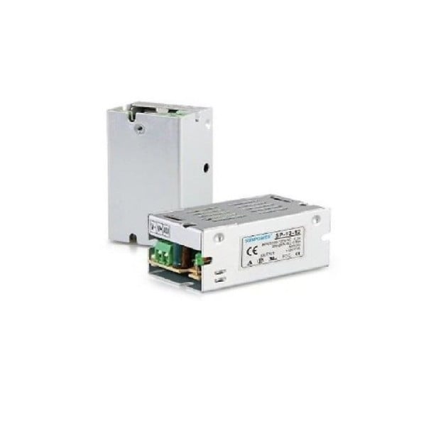 ALIMENTATORE TRASFORMATORE STABILIZZATO SWITCH TRIMMER 220V-12V 1 A AMPERE 12 V-