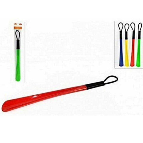 CALZASCARPE CALZA SCARPE IN PLASTICA LUNGO COLORATO 48 CM PER INFILARE CALZATURE