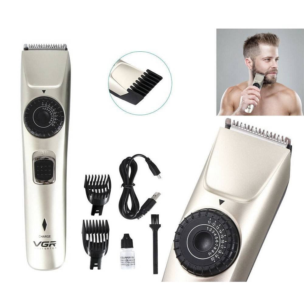 Tagliacapelli Trimmer Barber Professionale VGR V-031 Regolabarba USB