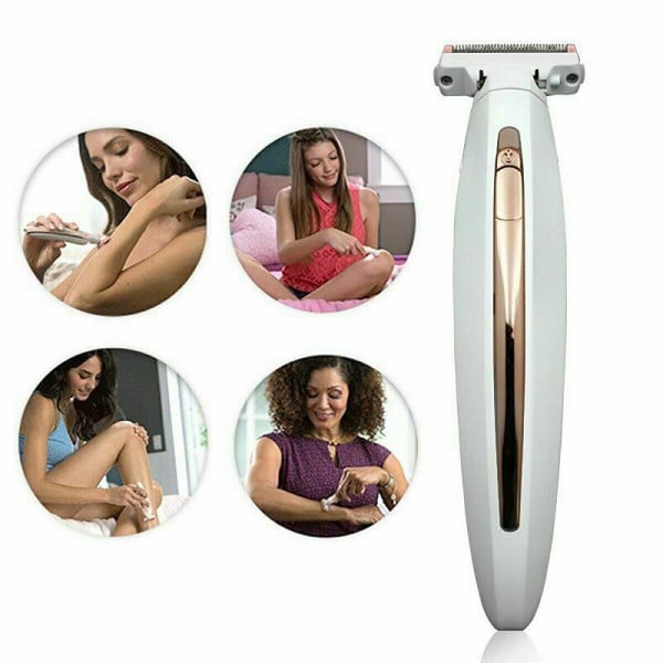 RASOIO DONNA DEPILATORE PELI GAMBE INGUINE BODY ELETTRICO RICARICABILE