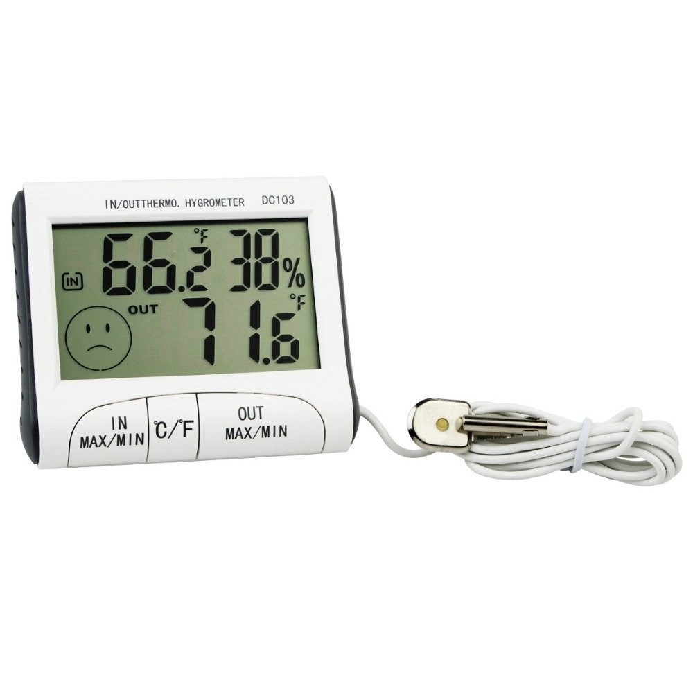 Igrometro Termometro Per Auto Orologio Digitale Per Auto Termometro  Igrometro