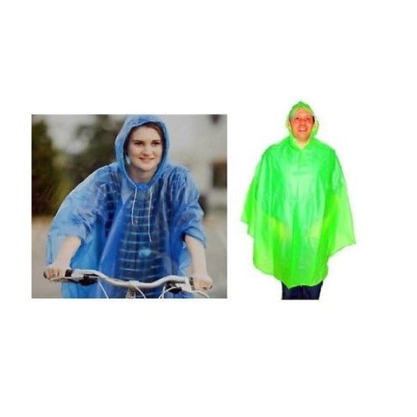 MANTELLA ANTIPIOGGIA PONCHO IMPERMEABILE TAGLIA UNICA PER MOTO BICI PIOGGIA 