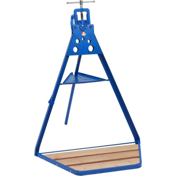 CAVALLETTO PORTATILE IDRAULICO 4" POLLICI ARIEX MORSA BANCO TUBI DA LAVORO